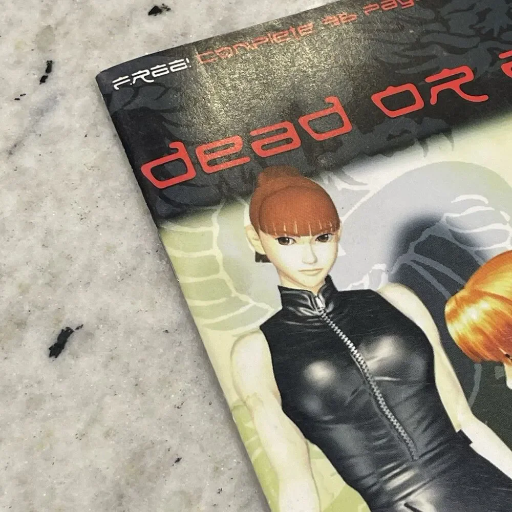Dead Or Alive Game PlayStation Solutions complete 36 Page Players Guide Book